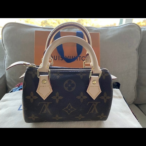 VINTAGE MINI SPEEDY HL MONOGRAM HAND BAG - Picture 3 of 6